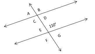What angle is paired with angle D as an alternate interior angle?