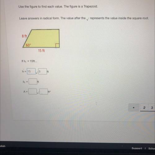 Find Area of a trapezoid