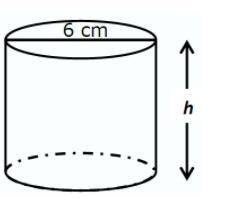 The volume of the cylinder is 226.08 cubic centimeters

which expression can be used to find the m