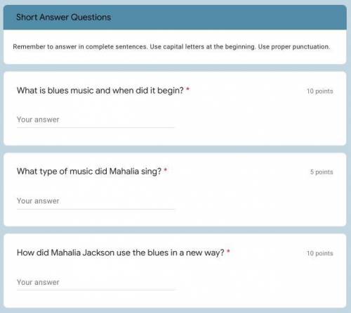 Mahalia Jackson questions