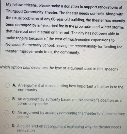My fellow citizens, please make a donation to support renovations of Thurgood Community Theater. Th