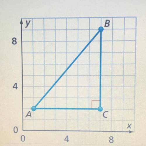 Find the perimeter of ABC. Round to the
nearest tenth