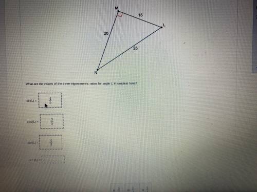 I need the csc for this problem
