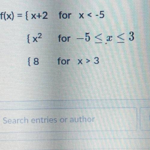 How do you type the following piecewise function into Desmos to get the graph?