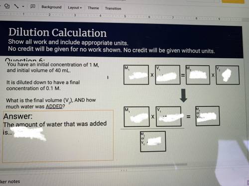 Dilution calculations!!