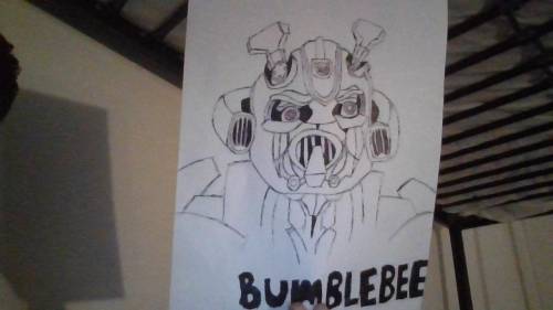 Here is how i draw optimus and bumble bee and iron man. plz rate my drawing 1-10. free points