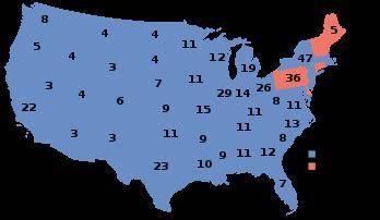 How many states voted for the Republican candidate in the 1932 presidential election?