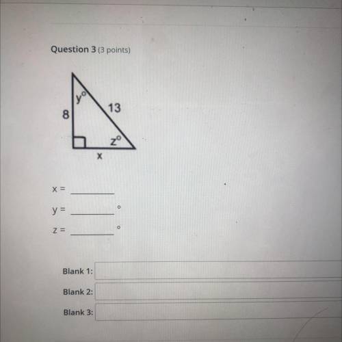 Please help! I do not know how to find the unknown variables using the Pythagorean theorem. Any hel