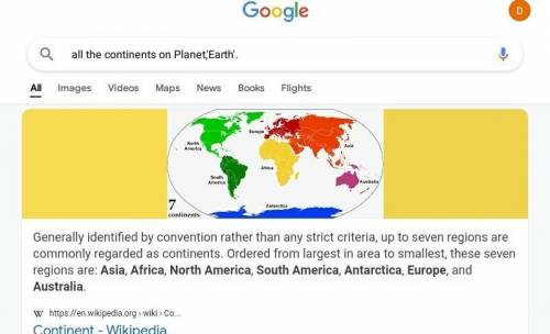 Mention all the continents on Planet,'Earth'.​