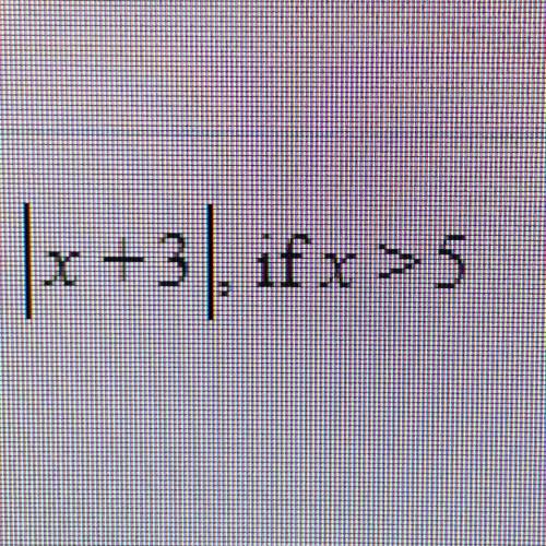 Simplify (write without absolute value sign)