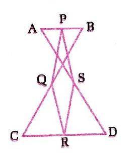 Heya!

 In the adjoining figure, P , Q , R and S are the mid - points of the AB , BC , CD and AD r