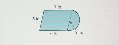 Find the perimeter of the figure to the nearest hundredth. Please help me​