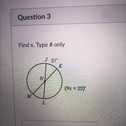Find the answer what is x???