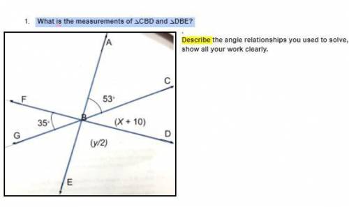 PLEASE HELP FAST
What is the measurements of ⦣CBD and ⦣DBE?