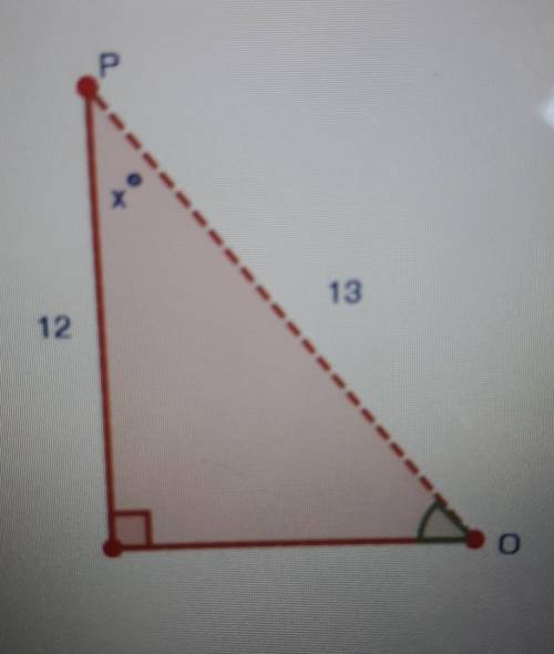 Find the measure of angle x. Round your answer to the nearest hundredth. (please typ only) ​