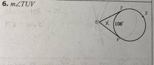 Unit 10: Circles Homework 6: Arc & Angle Measures **Please Help**