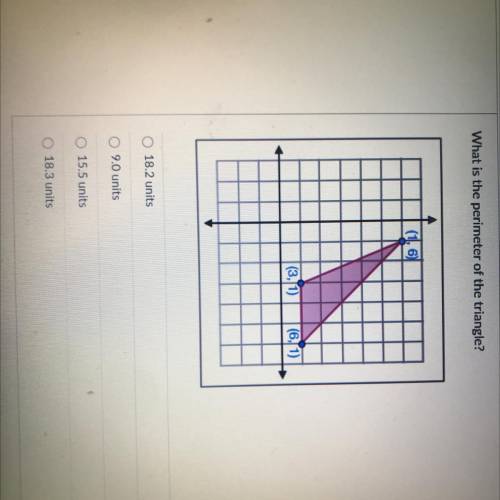 What is the perimeter of the triangle? Please help asap