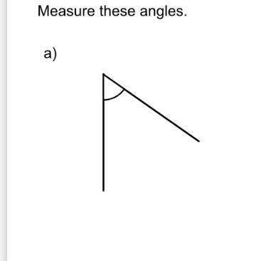 Hey can someone help me measure this angle thank you