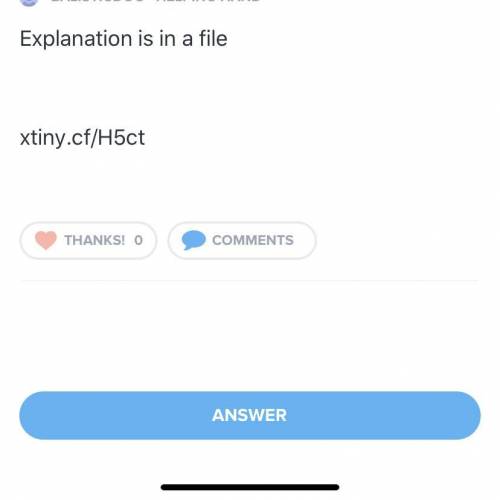 There are a bunch of scam accounts saying that they uploaded the answer in a file whatever you do d