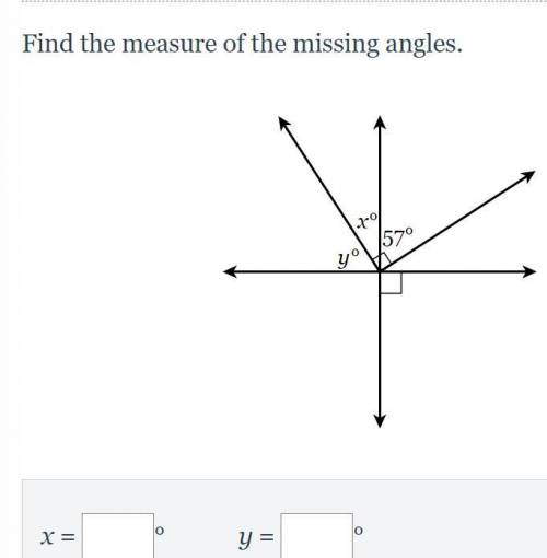 I NEED HELP REALLY FAST! Find the measure of the missing angles.