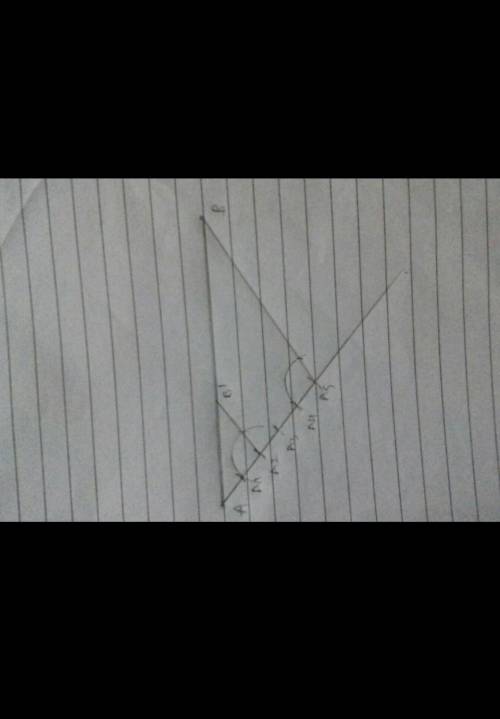 Draw seg AB of length 9cm and divide it in the ratio 3 : 2​