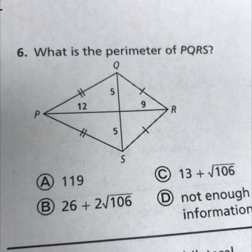 What is the perimeter of kite pqrs