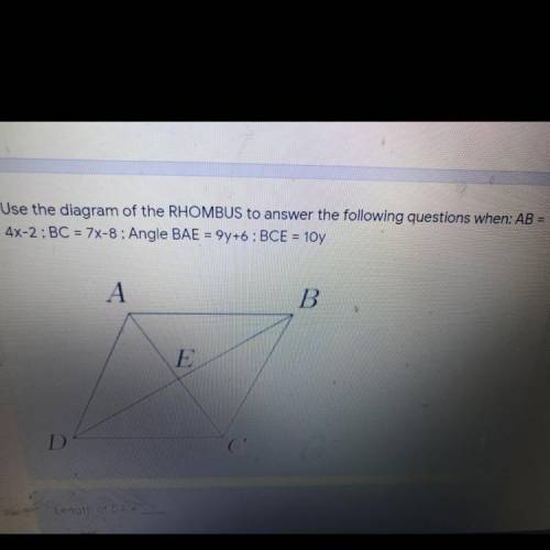 What is the length of DA 
and what is the measure of angle ABC in degrees