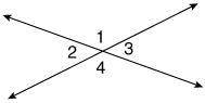 Which pair of angles is supplementary?