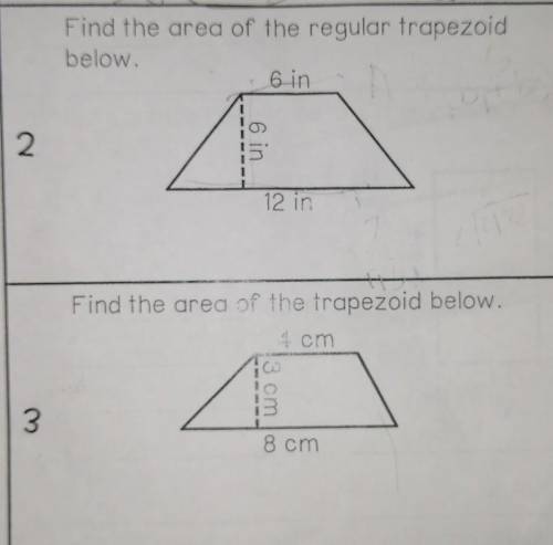 PLEASE HELP!!! Area of trapezoids and triangles ​