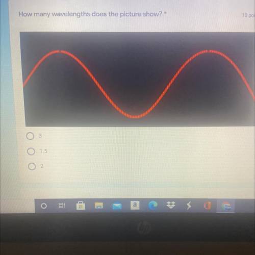 Can someone tell me How many wavelength is in the picture