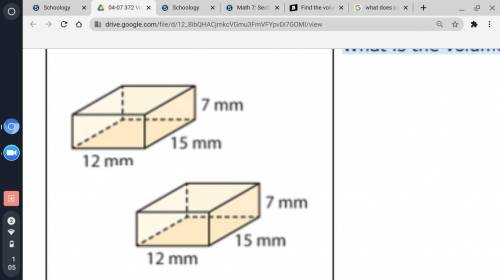 What is the volume of the two boxes?