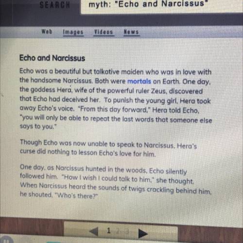 Who is the narrator of this story

1. The narrator is the character echo 
2. The narrator is the c