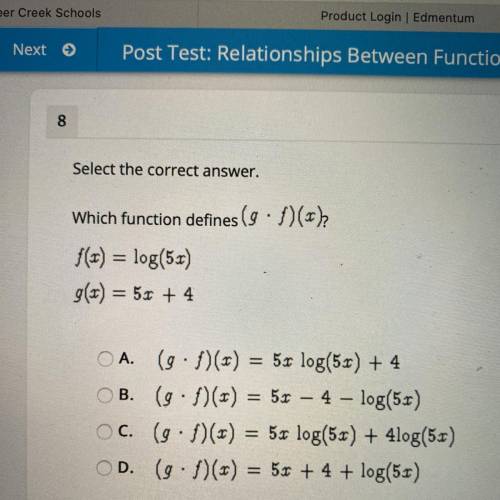 Select the correct answer.
Which function defines pls answer