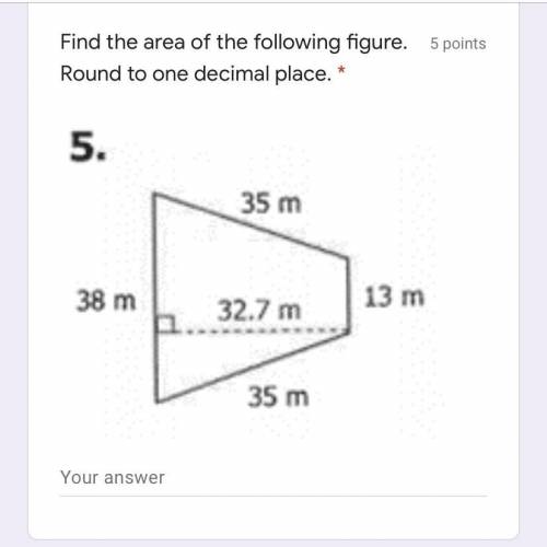 Find the area of this trapezoid. Round to one decimal.