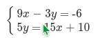How many solutions does this system of equations have? Explain how you know.