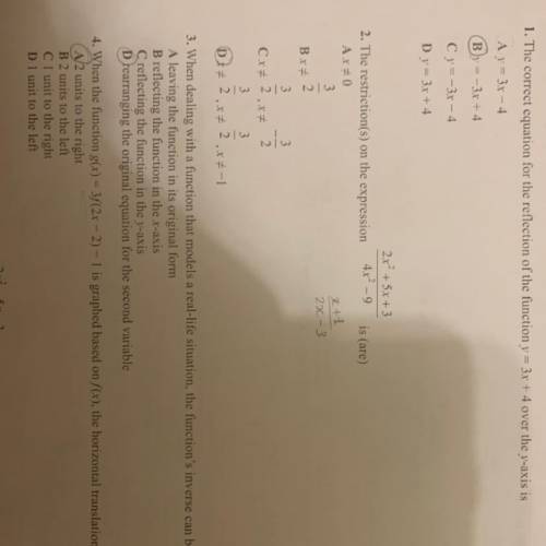 Can you guys help me with those questions? Or if correct