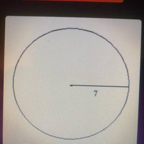 Find the area of the circle