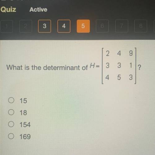 What is the determinant? Thanks in advance!