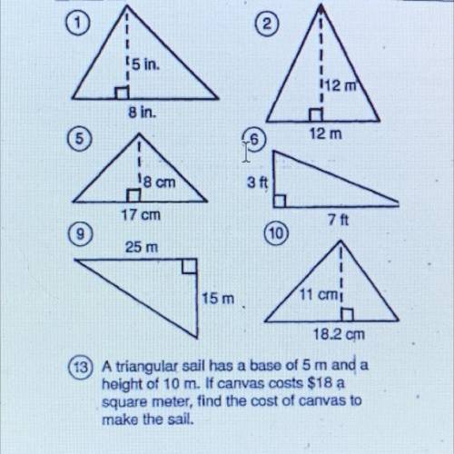 Please help. Problems are in image above.