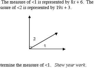 What's the measure of angle 1