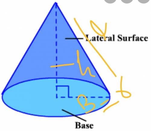 Find the lateral area and surface area of the following figure

Round to the nearest hundredth if n