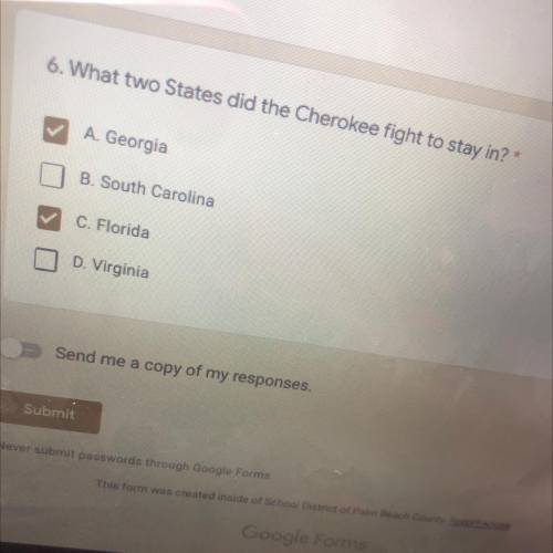 What row states did the Cherokee fight to stay in ?