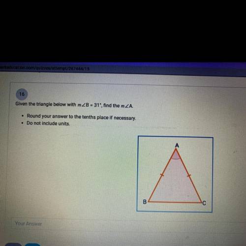Round your answer to the tenths place if necessary 
Help me please:(