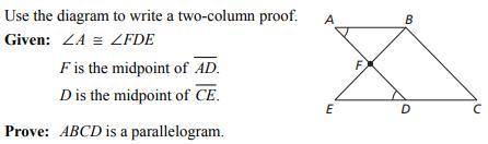 Prove ABCD is a parallelogram