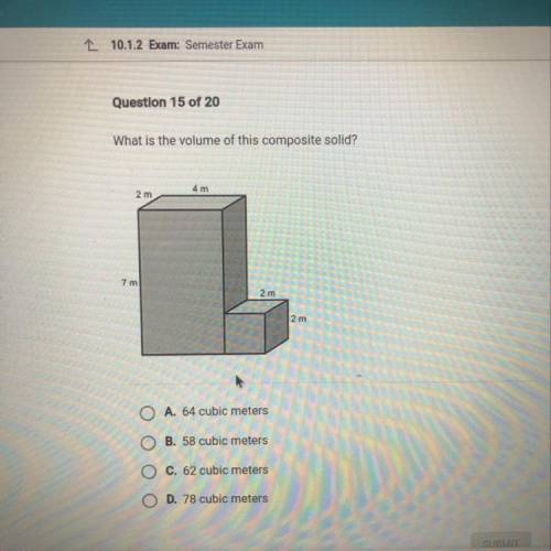 What is the volume of this composite solid?