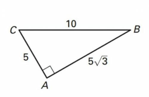 Find the cosine of angle C​