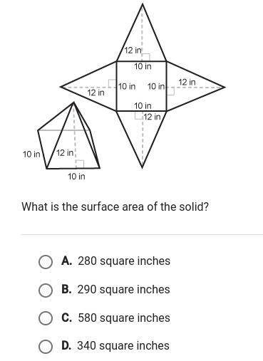 What is the surface area of the solid
(6TH GRADE MATH NOT HARD REALLY)