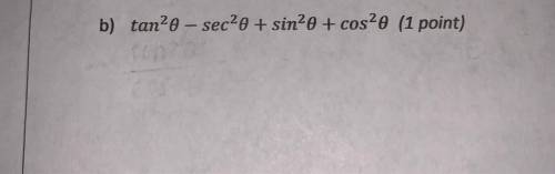 Use trigonometric identities to simplify the following expression:
PLZ HELP!!!