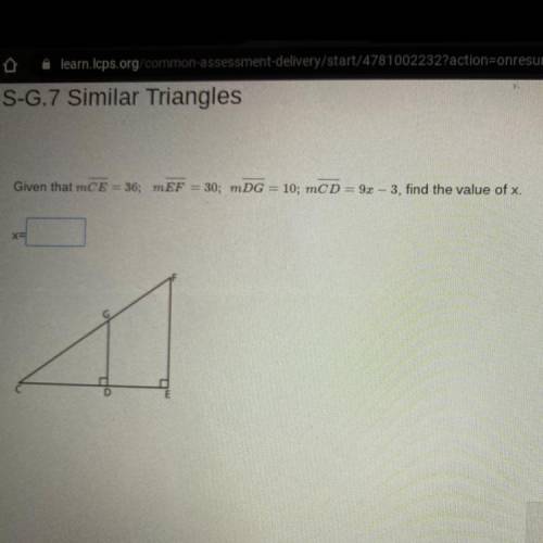 *30 POINTS* what is the answer to x= ___?