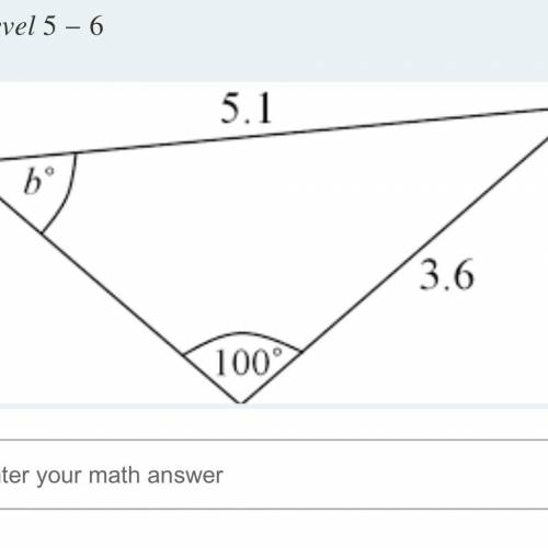 Indicate which formula you would use to solve for the missing side B and then write your answer cor